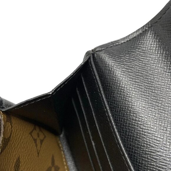 Auth LOUIS VUITTON Portefeuille Sara M80726 Monogram Reverse - RFID : confirmed - Picture 12 of 13